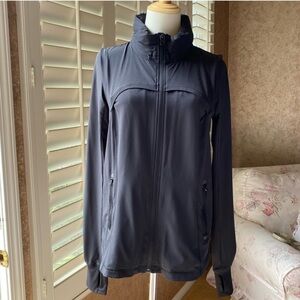 Lululemon Define Jacket Mesh Vent with enclosed hoodie color black excellent